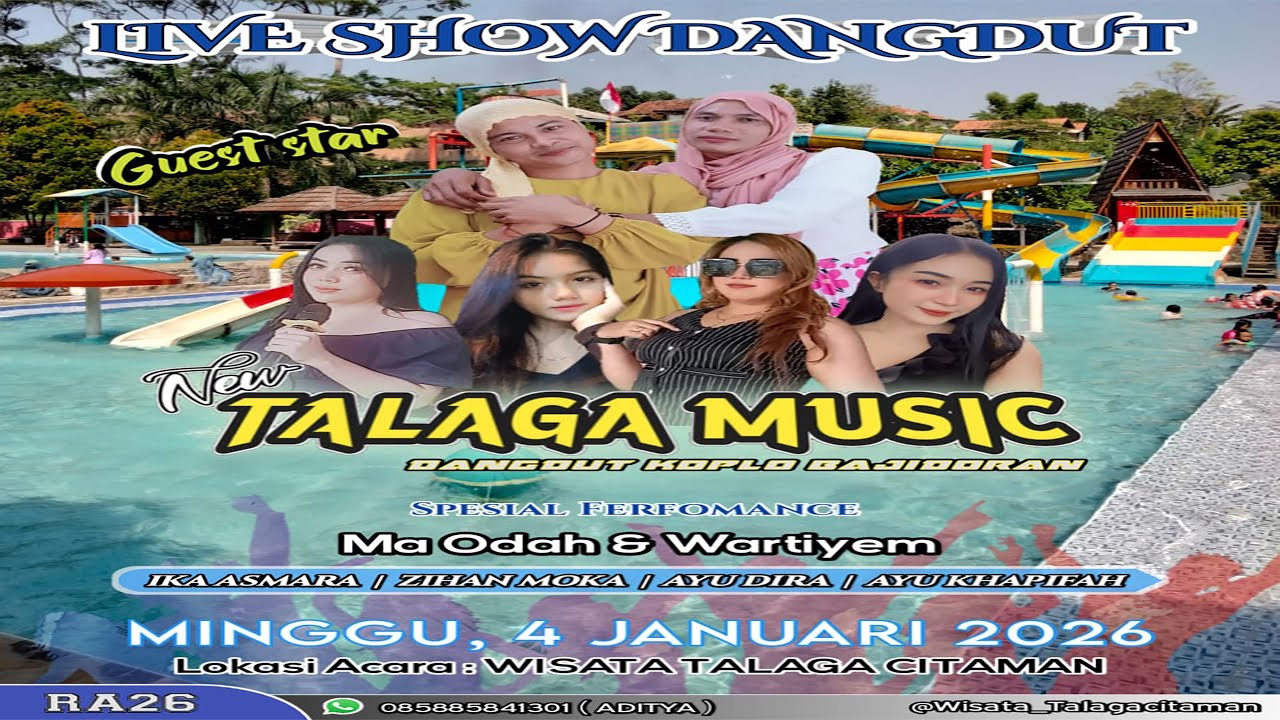 🔴New Talaga Music || Kolam Renang Talaga Citaman || Pangkalan - Karawang #3