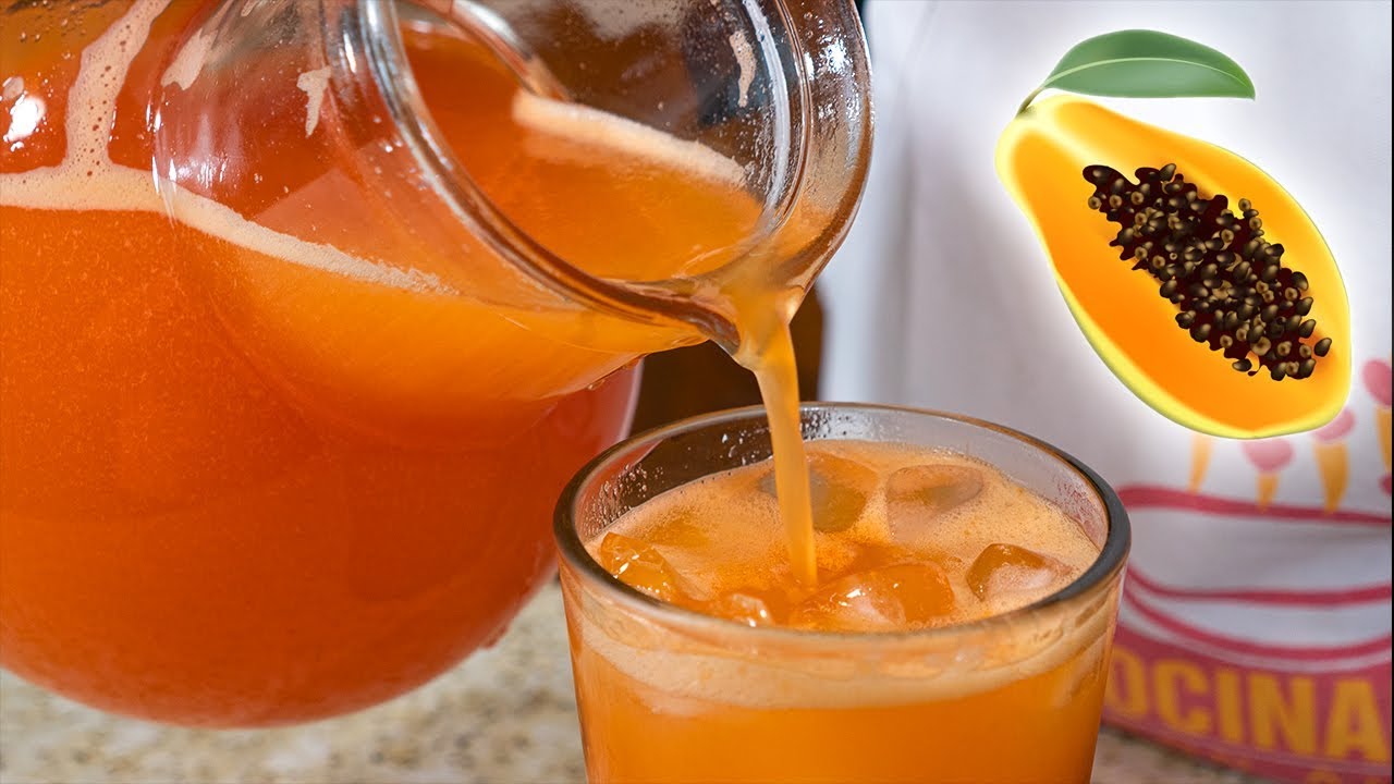 Agua De Papaya Con Limonada | Receta De Agua Fresca Mexicana