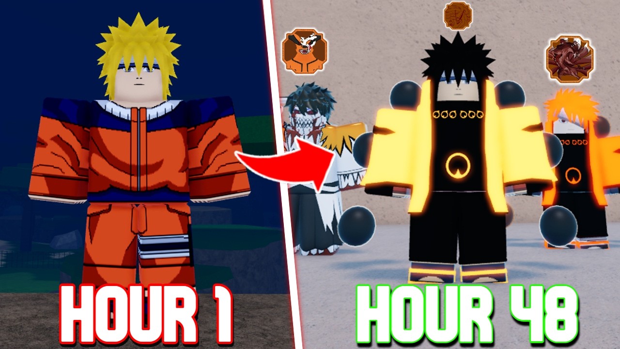 Потрать 48 часов, чтобы получить все версии 9 Tails в Shindo Life.. - Roblox