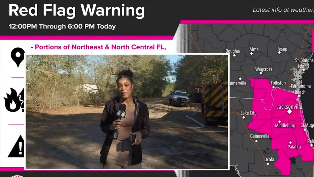 Red Flag Warning issued for Northeast Florida as wildfire danger rises | Here are some safety tips
