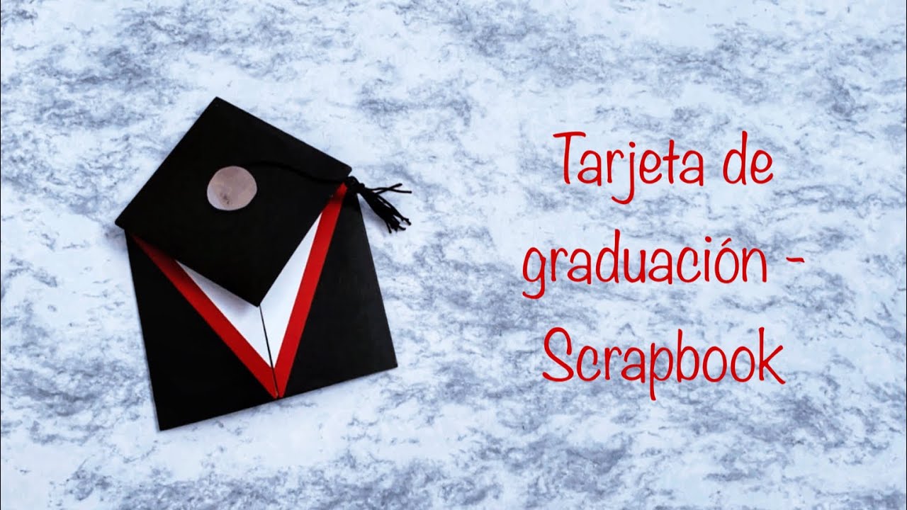 Cómo hacer una tarjeta de graduación 🎓🎊| scrapbook|