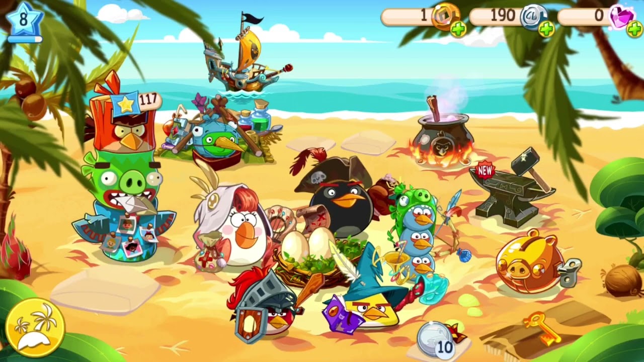 Прохождение Angry Birds Epic со стартовым снаряжением (11/19)