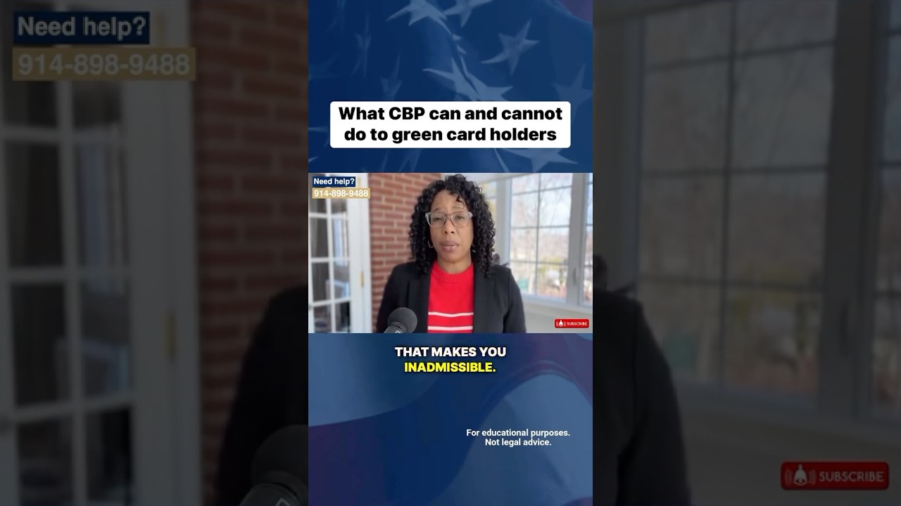 What CBP CAN and CANNOT do to green card holders