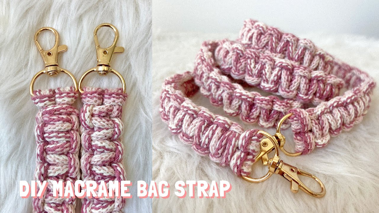 DIY Macrame Crossbody Bag Strap Tutorial