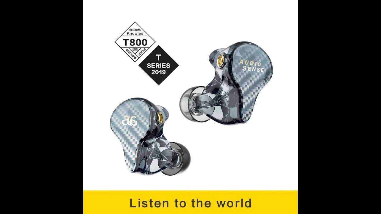 AUDIOSENSE T800 Knowles 8 Balanced Armature Driver