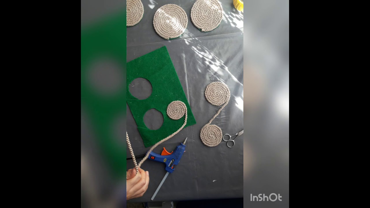 Kordon iple masa süsü masa örtüsü