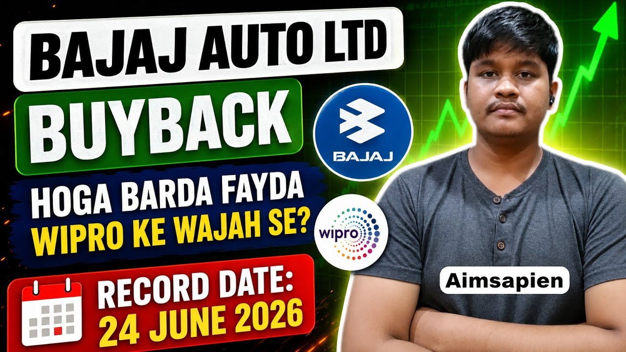 Bajaj Auto ltd Buyback Record Date announced and very Imp info | Aimsapien 