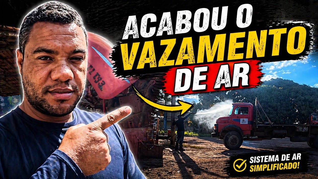Como Eu Simplifiquei o Sistema de Ar do Caminhão 1513 e Acabei com os Vazamentos de Uma Vez