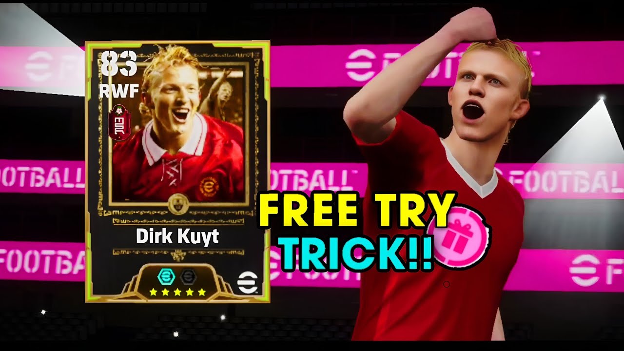 Как получить эпический ежедневный бесплатный рисунок Дирка Куйта в eFootball 2026 Mobile