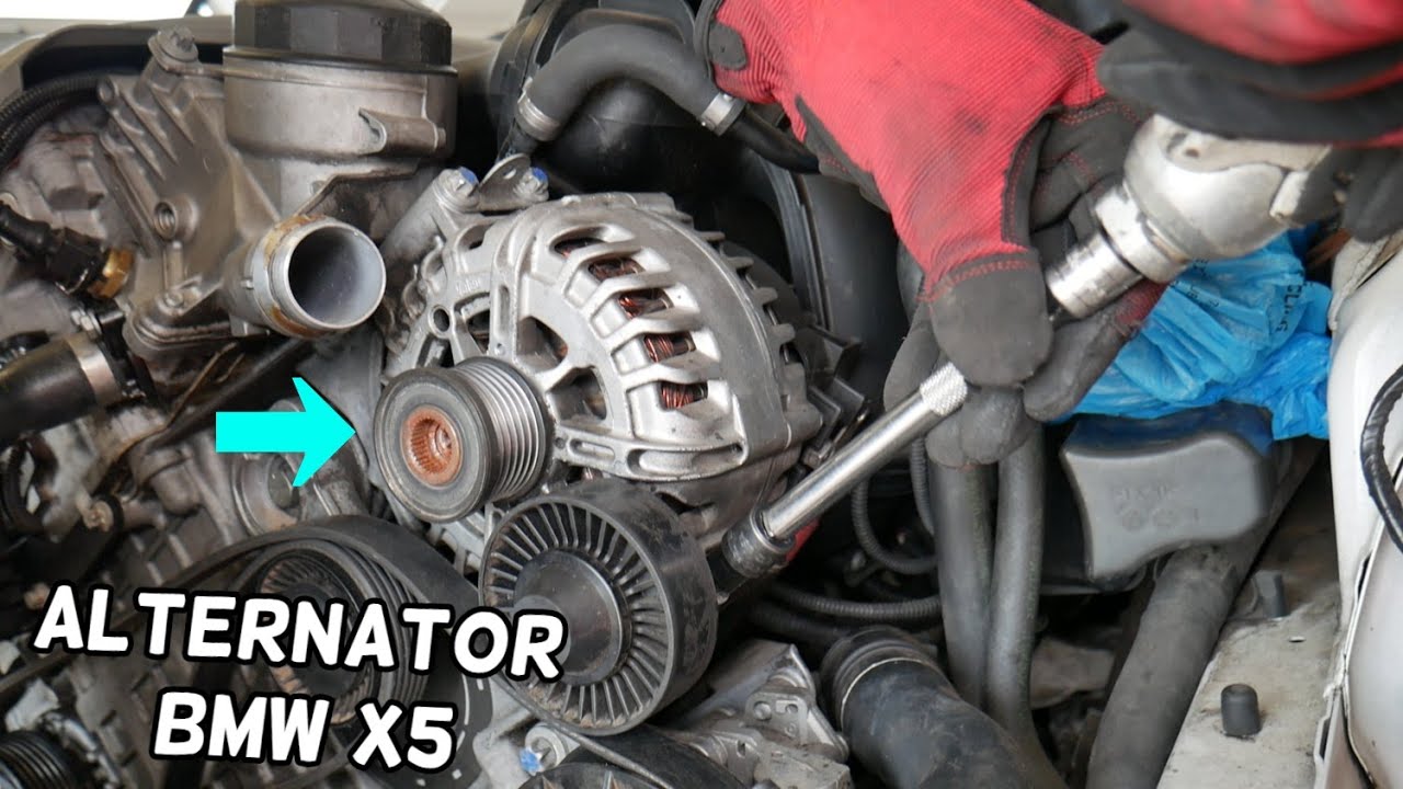 ALTERNATOR REPLACEMENT ON BMW X5 E70. BMW ALTERNATOR GENERATOR