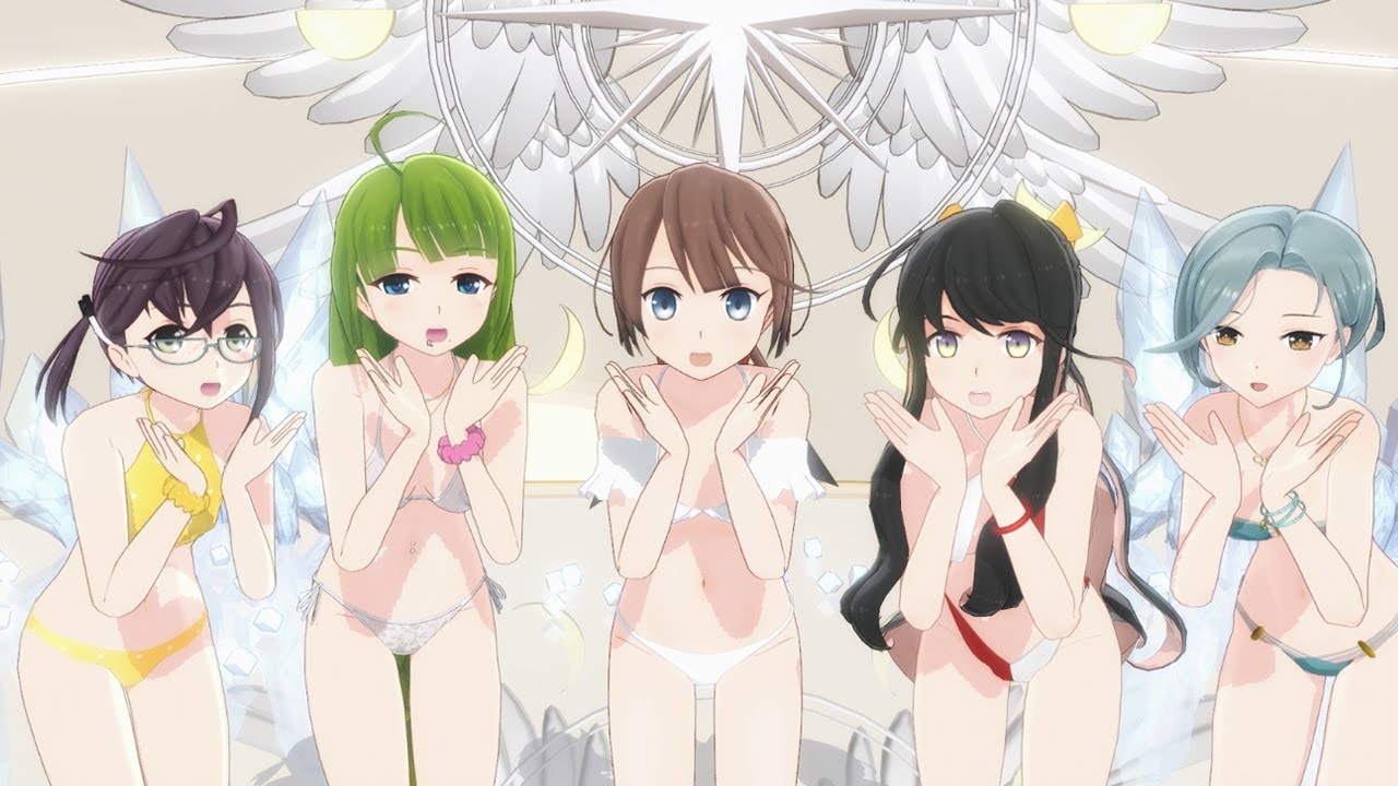 【MMD艦これ】水着の夕雲シスターズで気まぐれメルシー