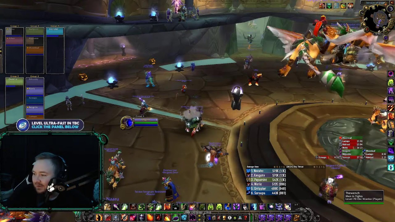 WoW TBC Demonology Warlock Raiding! Lady Vashj and Tempest Keep! Felguard power