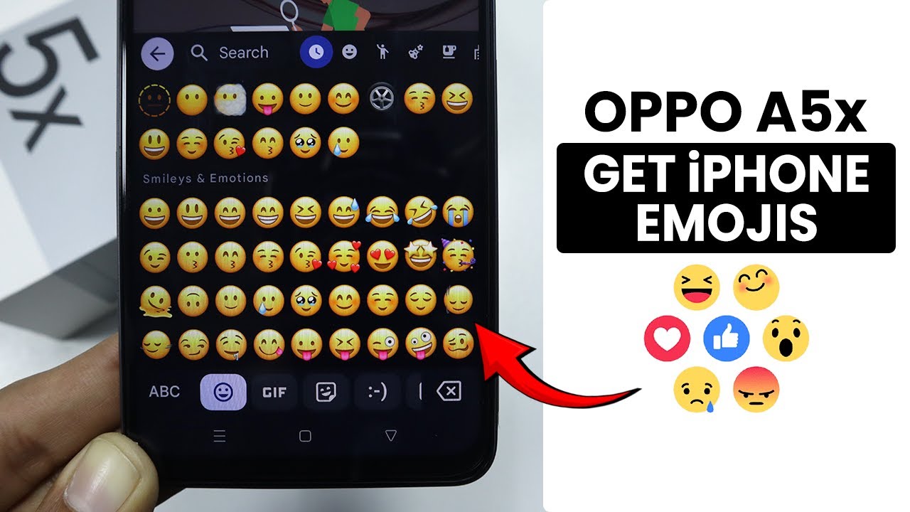 Как получить эмодзи iPhone на Oppo A5x — Установка эмодзи iOS
