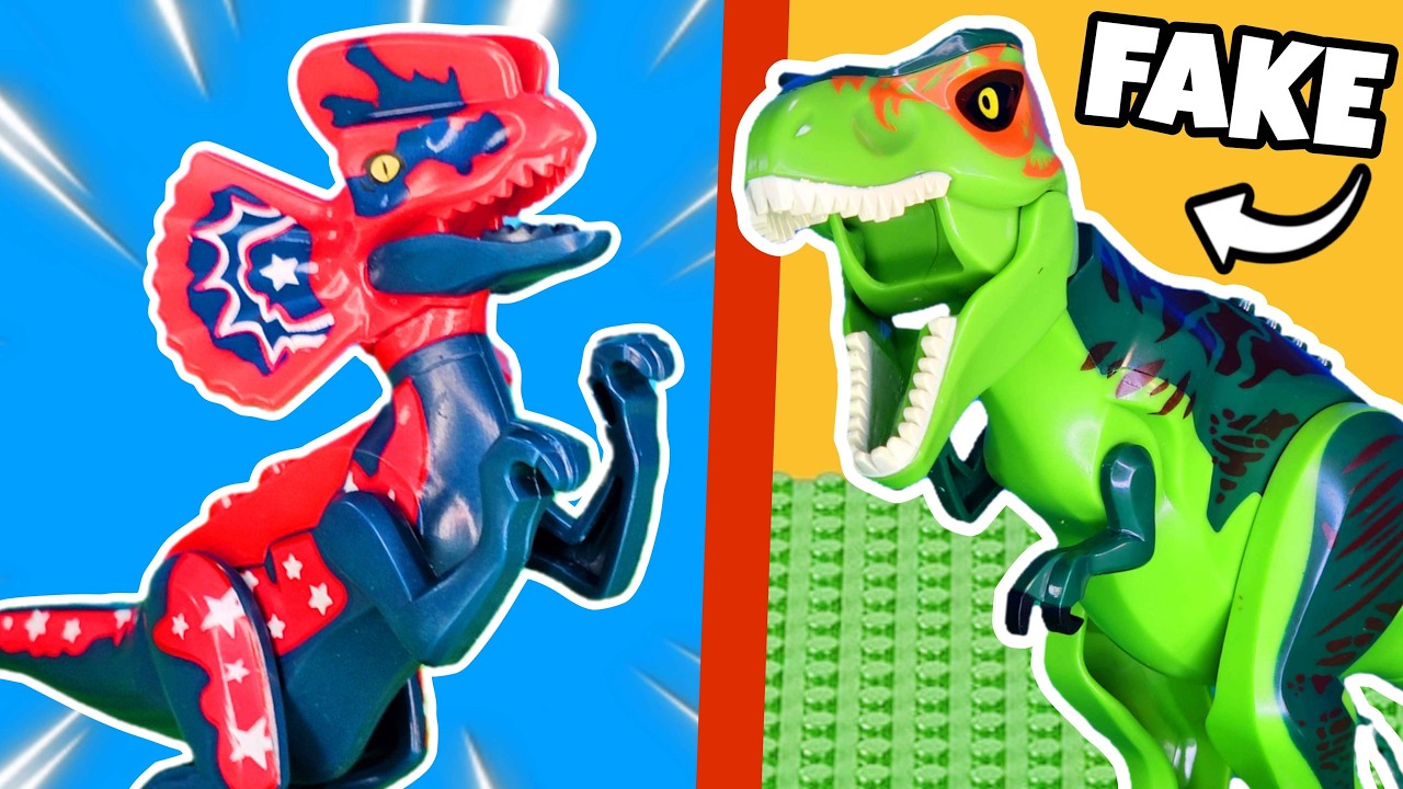 Unboxing GIANT FAKE LEGO Dinos...