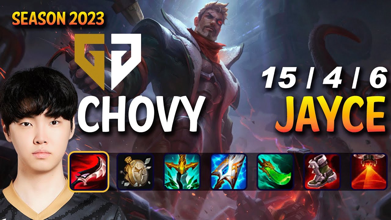 GEN Chovy JAYCE vs TRISTANA Mid - Patch 13.17 KR Ranked