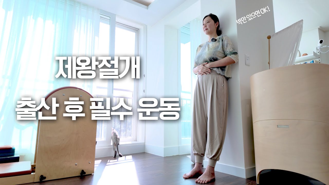 출산 후 필수 운동_제왕절개로 출산 하셨다면 이 운동을 꼭 하셔야 해요! 출산후다이어트 출산후운동 [필라리나 리나쌤]