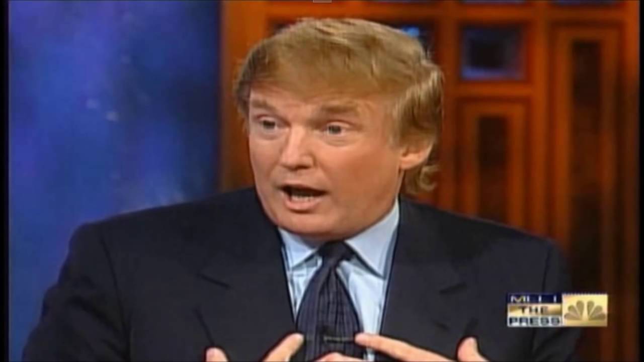 Donald Trump Meet the Press October 24, 1999 with Tim Russert