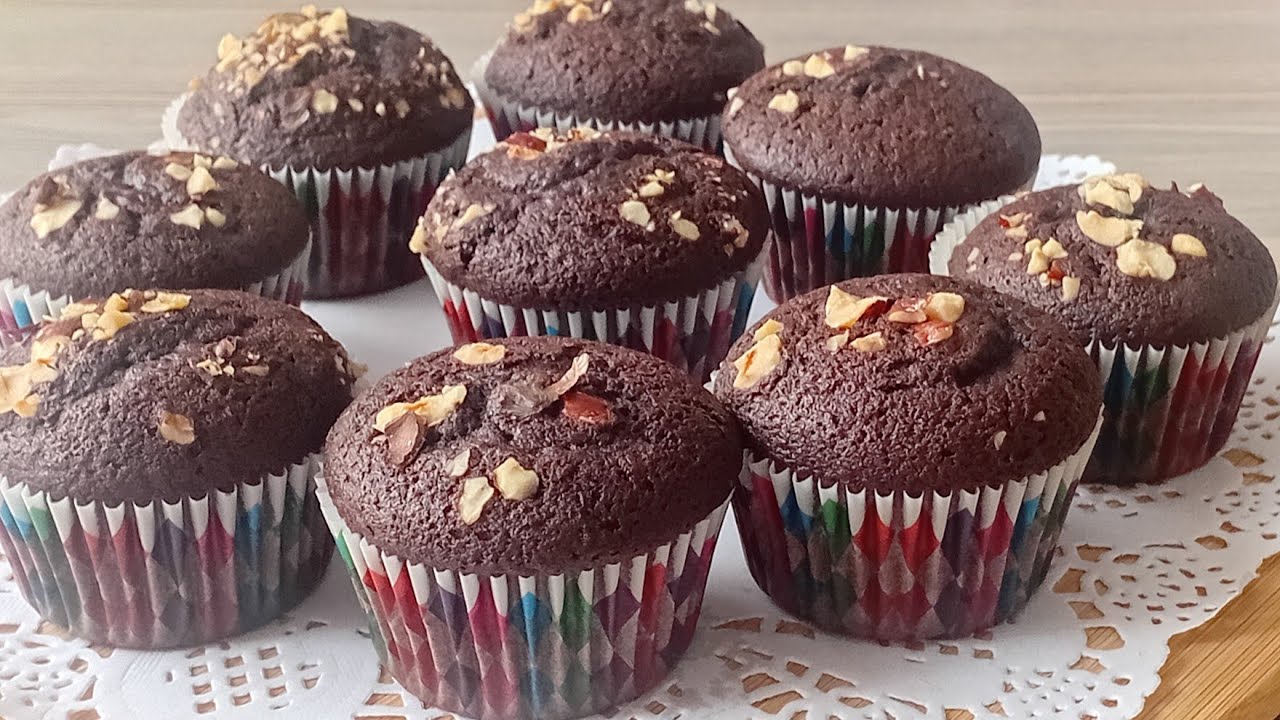 Kakaolu fındıklı topkek nasıl yapılır? Kakaolu muffin tarifi