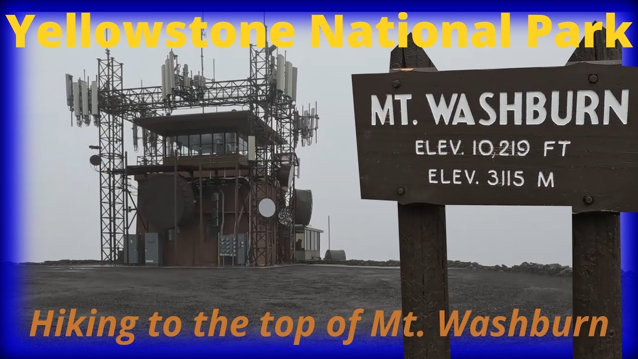 Hiking to the TOP of MT.  Washburn in Yellowstone National Park!