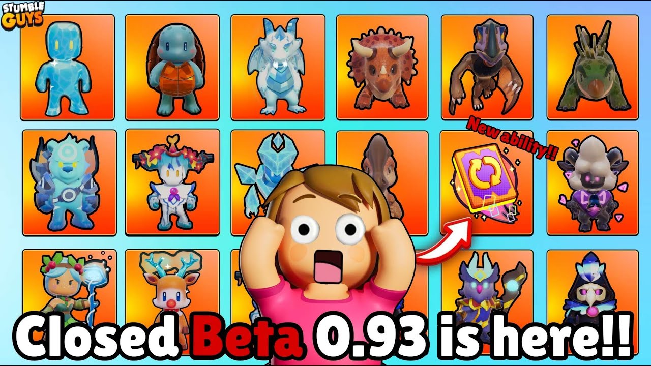 0.93 CLOSED *BETA* IS HERE IN STUMBLE GUYS!