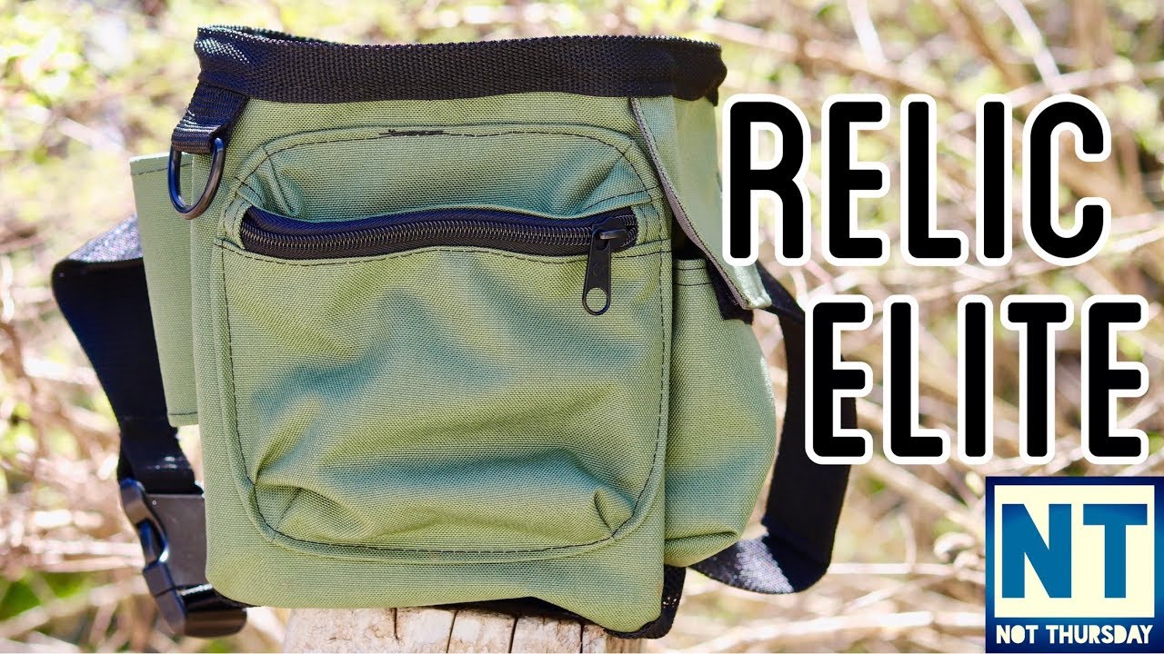 Omega Mill Relic elite pouch Metal detecting relic hunting dump pouch review