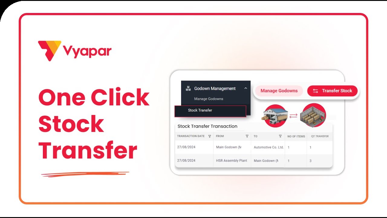 How to manage Multiple Godowns?? How to manage Stock Transfer? #stocktransfer #inventorymanagement