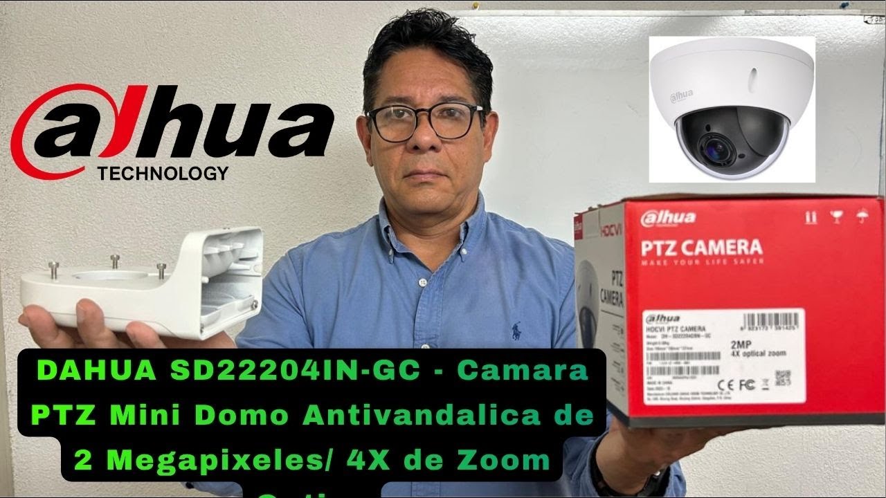 ¡PRUEBA COMPLETA! DAHUA SD22204DB-GC 🔥 Mini PTZ 2MP con Zoom 4X y Starlight