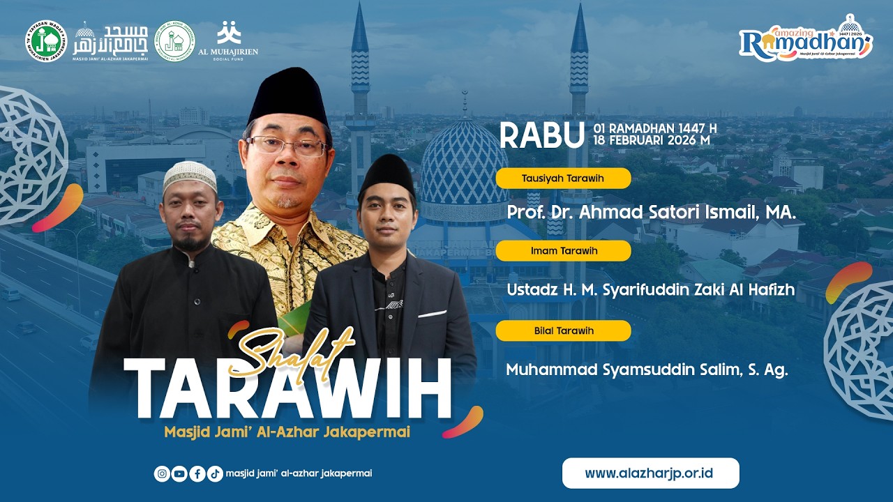 [LIVE] SHALAT TARAWIH 01 RAMADHAN 1447 H