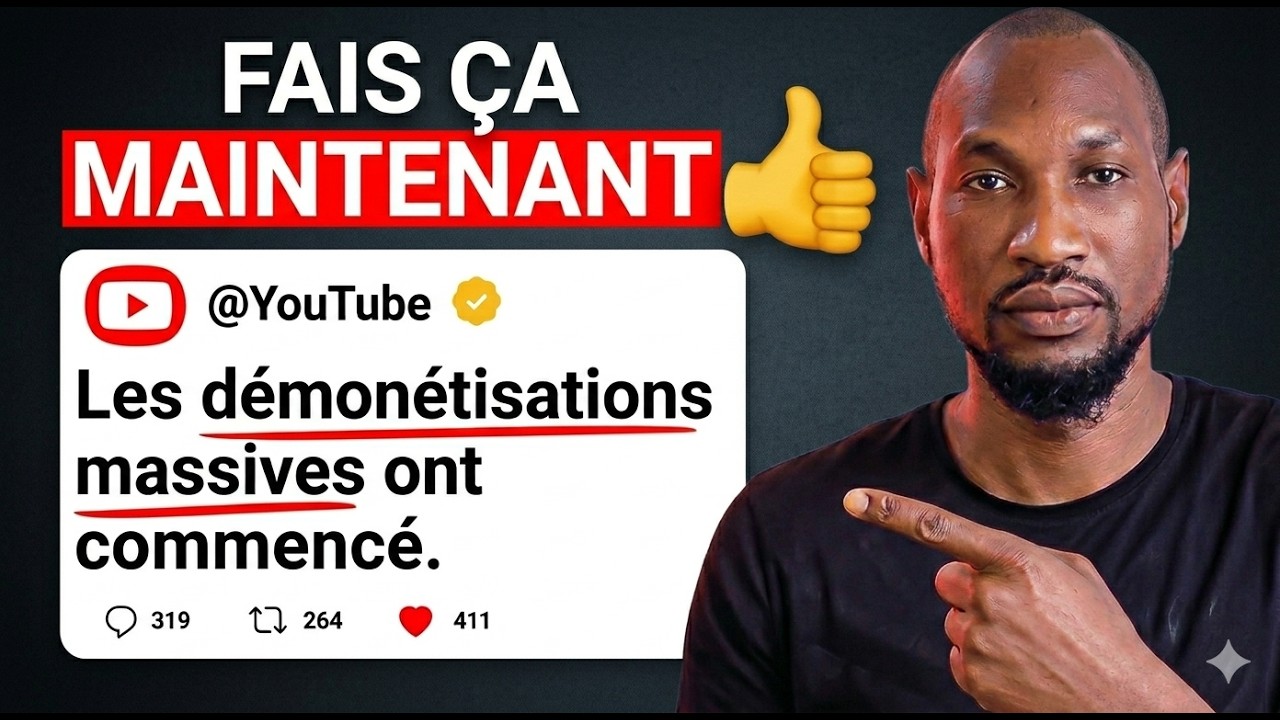 Démonétisation massive des chaînes IA : fais ça pour sauver ta chaîne ! 🚨