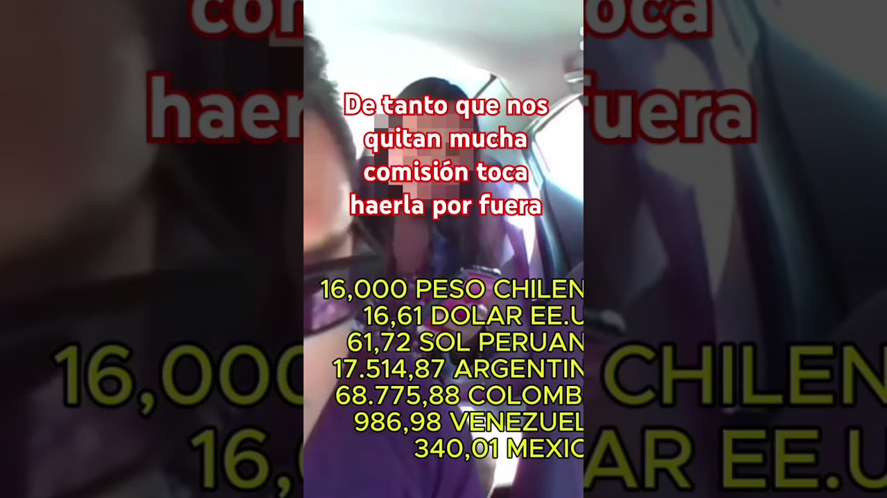 Jam&aacute;s hagas esto en Uber chile aplicaciones.
