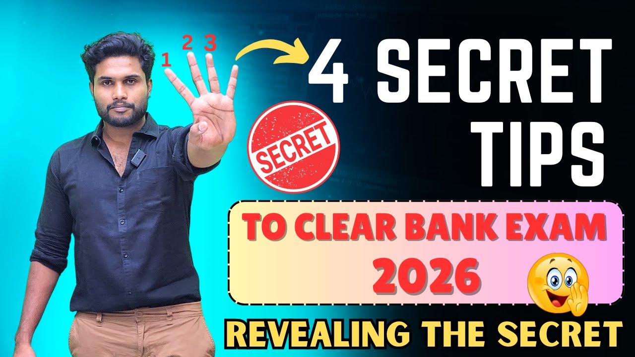 REVEALING THE SECRET | 4 SECRET TIPS TO CLEAR BANK EXAM 2026
