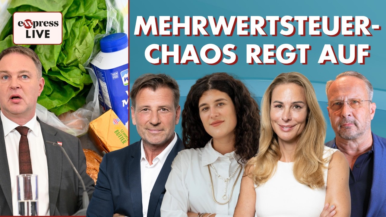 Blattspinat billiger, Cremespinat nicht: Absurde Regeln der Regierung | exxpress live, 25. Juni 2026