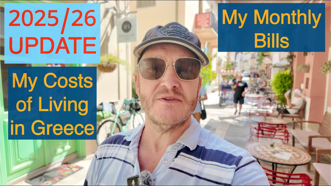 🇬🇷 2025/26. MY Bills and Cost of Living in Greece. Owning a Home and Living Retired in Greece