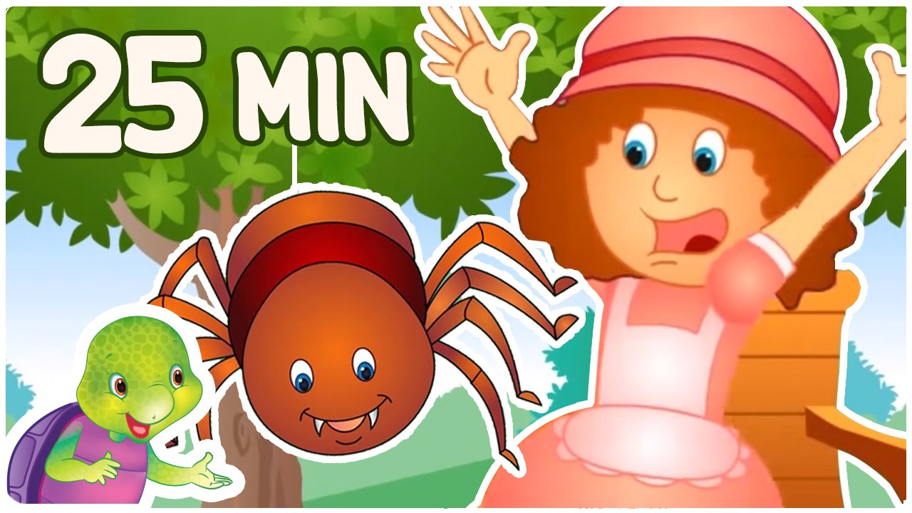 Little Miss Muffet+ many more| Pre-school-Popular Nursery Rhymes | E- Learning| Purple Turtle