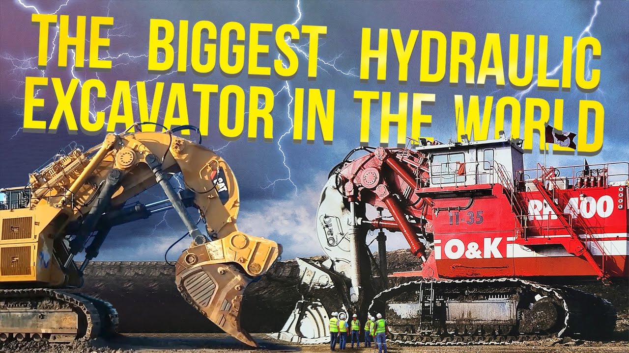 The Biggest Hydraulic Excavator in the World! CAT 6090FS/ O&K RH400