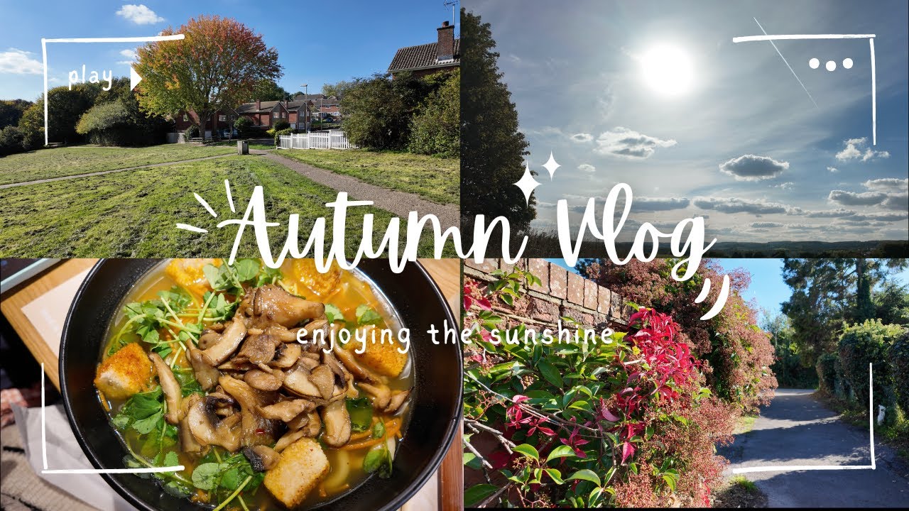 Sunny Autumn Vlog | Enjoying the sunshine, shopping & eating | parkrun, wagamama, Miniso, 7bone