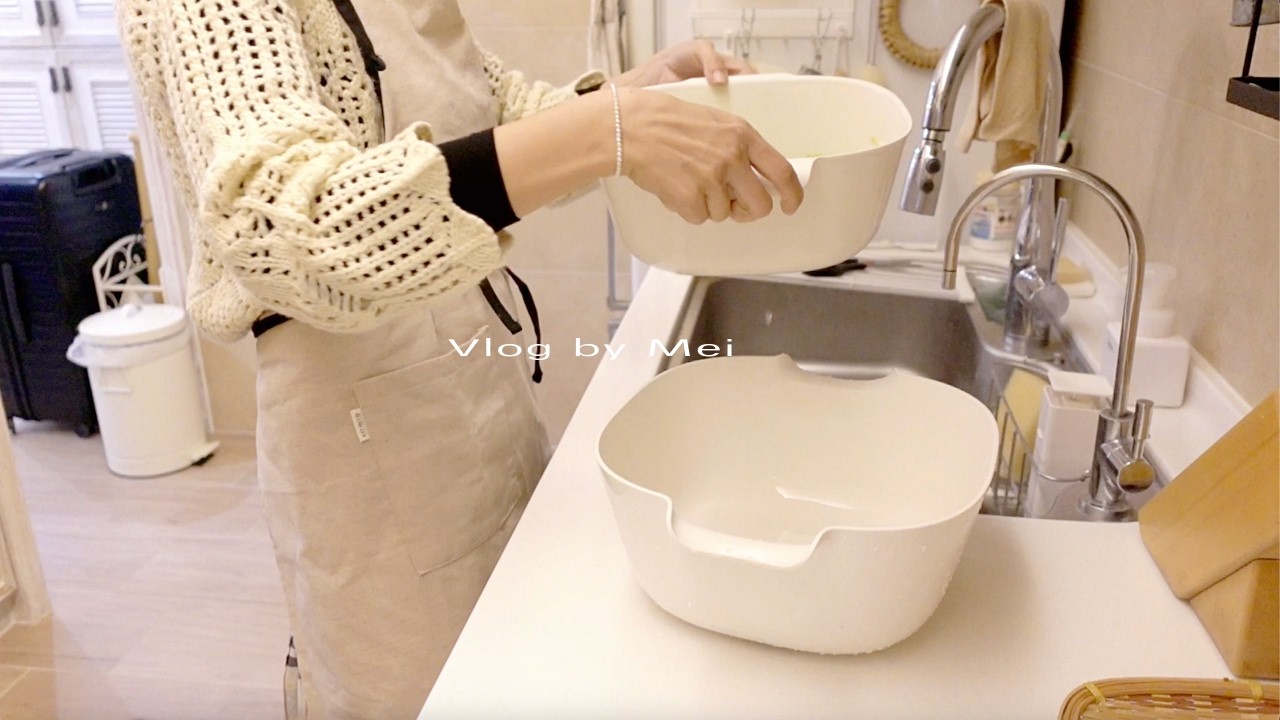 好久不見！我的主婦日常｜外出、日常採買、歸位與晚餐料理｜好吃的鹽昆布涼拌小黃瓜｜寒假中的兩天晚餐｜@meiathomevlog