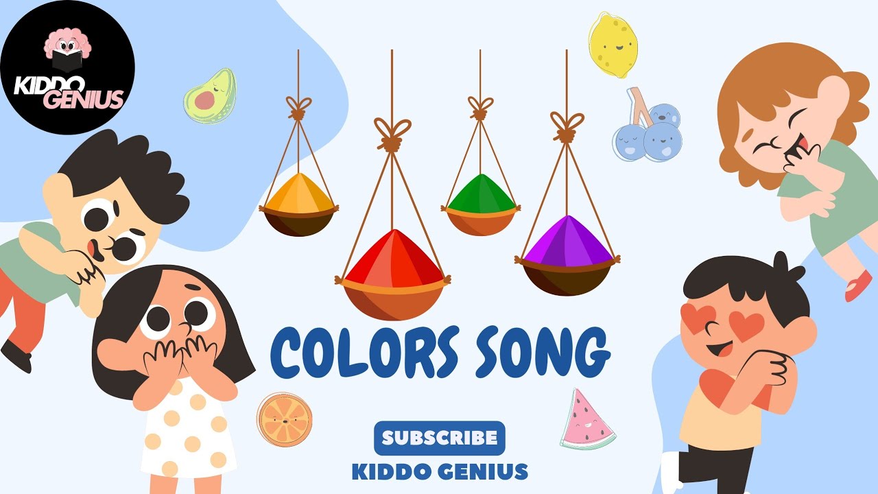 Colors Song For Kids  | Learn With Fun | KIDDO GENIUS