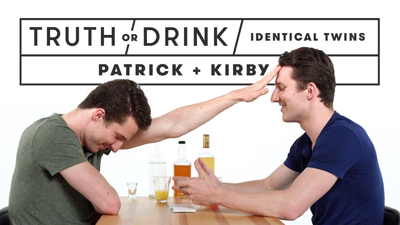 Identical Twins Play Truth or Drink (Patrick & Kirby) | Truth or Drink | Cut