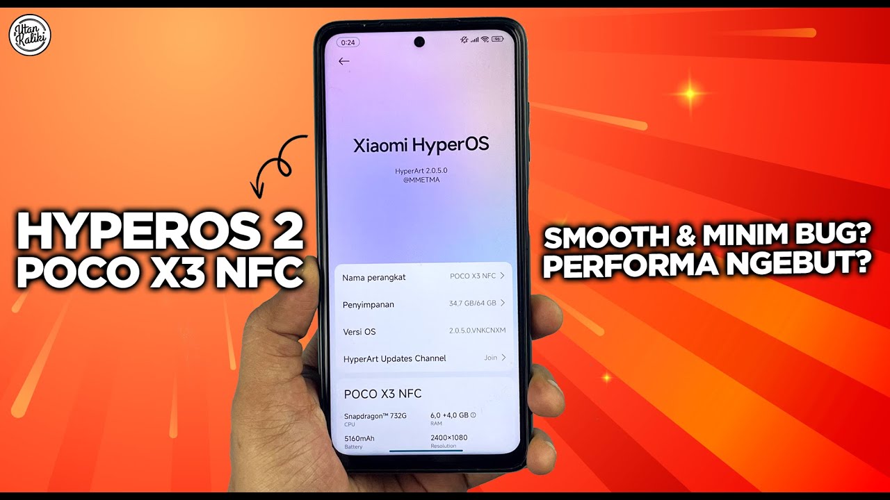WAJIB COBA! HYPEROS 2 PORT POCO X3 NFC - PERFORMA NGEBUT, FITURNYA LENGKAP BANGET & DIJAMIN SMOOTH!