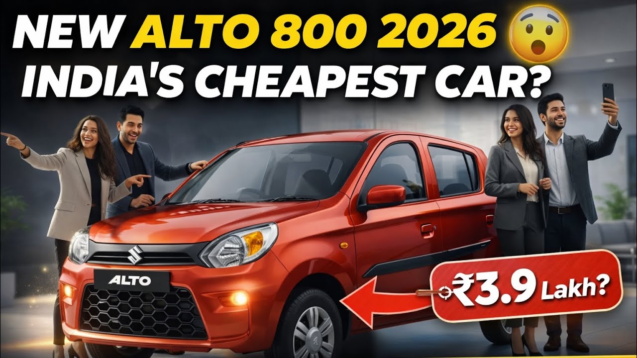 Maruti Suzuki Alto 800 2026 – India’s Budget King Returns! | Full Review & Price Details