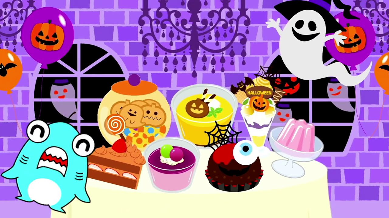 【サメニンのアニメ】おばけのお話シリーズ！ハロウィンと妖怪のお話！