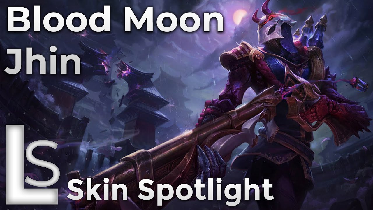 Blood Moon Jhin - Skin Spotlight - Blood Moon - League of Legends - Patch 10.22.1