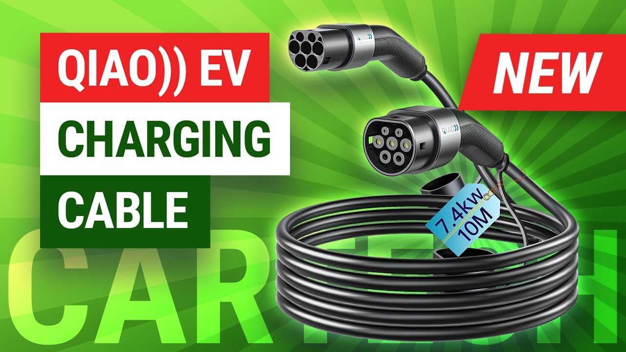 Struggling With EV Charging Distance? Watch This! - QIAO)) 7.4kW 32A 10m Type 2 Cable Review