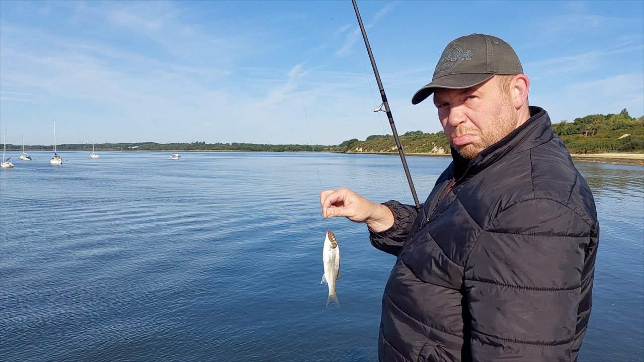 Bait fishing at Lake Pier