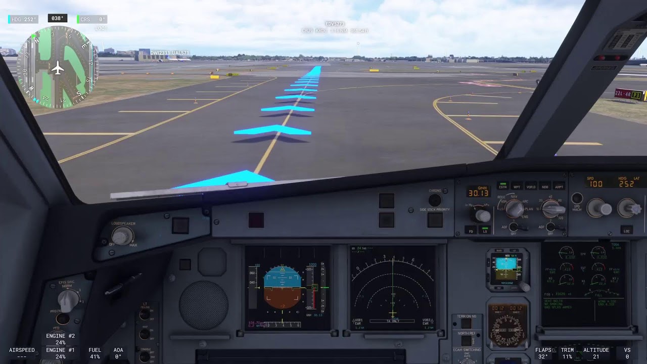Microsoft Flight Simulator Los Angeles -  Newark A330 RRLIVE🔴