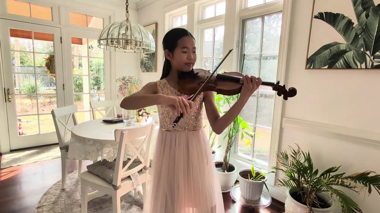 de Bériot Violin Concerto No. 9: I. Allegro maestoso (Mira Hu)