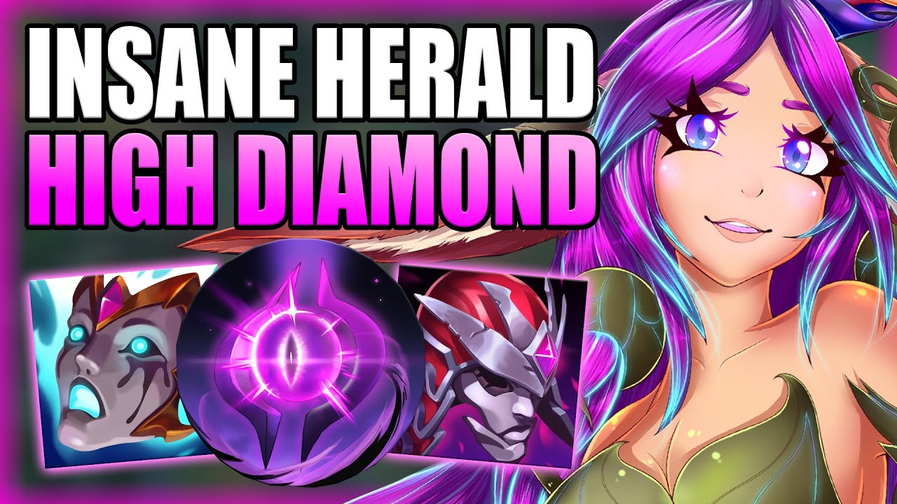 THIS IS THE CRAZIEST HERALD I'VE SEEN IN HIGH DIAMOND! - Lillia Jungle Gameplay - League of Legends