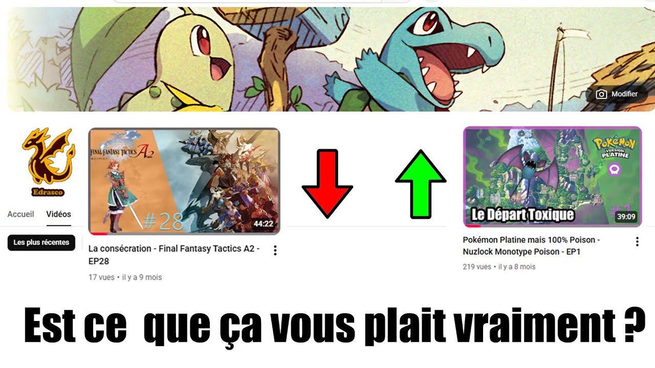 On revoit le parcours de la chaine.