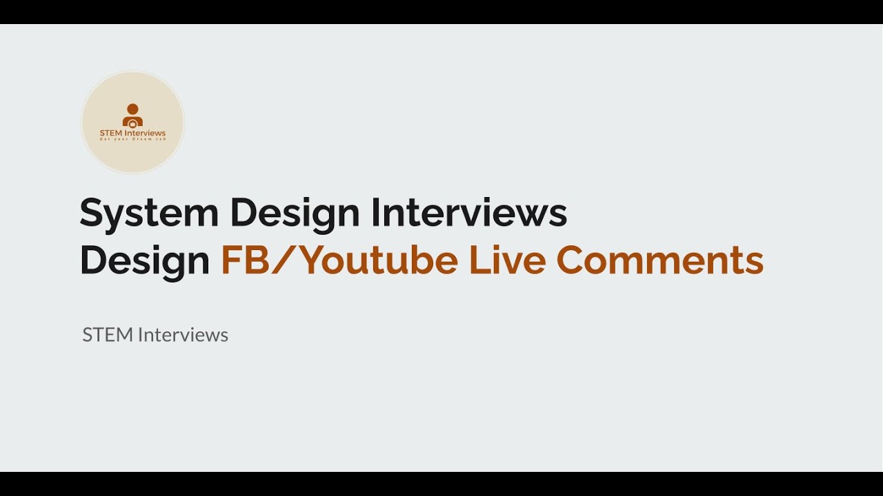 Live Comments System Design | FB Video Live Comments #faang #systemdesign #interview #ai